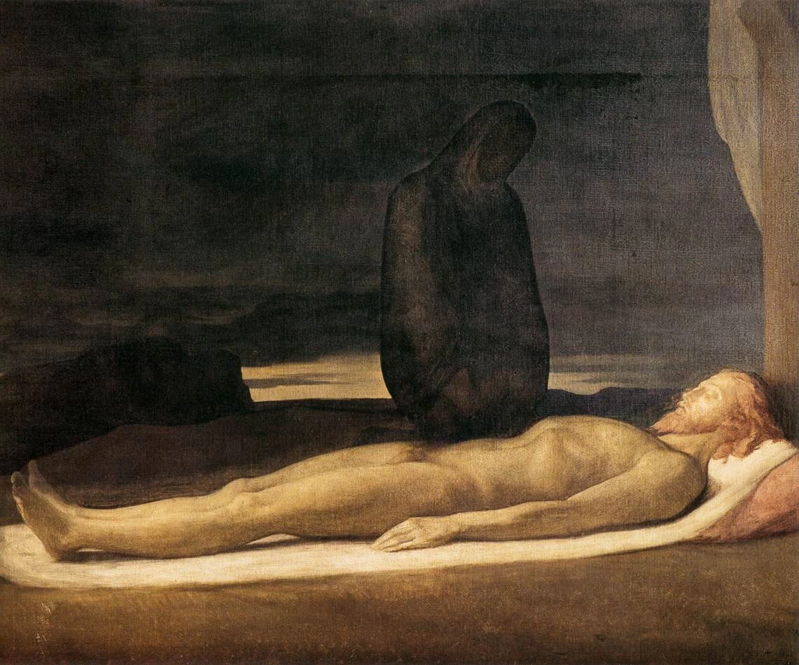 Hippolyte Flandrin - Pietà, Musée des Beaux, Arts, Lione